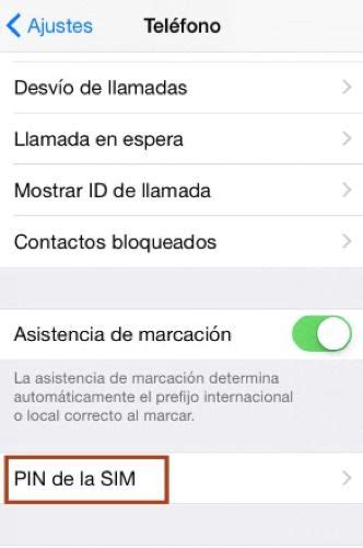 Cómo cambiar PIN de tarjeta SIM en iPhone Todo Android