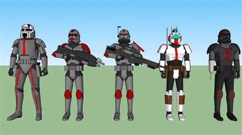 Clone Force 99 Star Wars 3d Warehouse