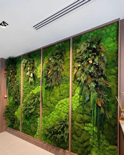 Green Home Decoration Artificial Vertical Garden Wall For Walls At Rs