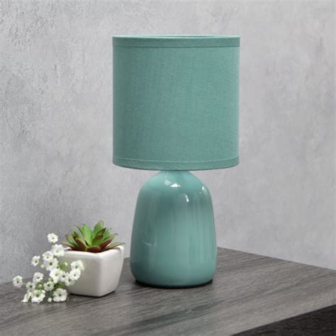 ceramic green table lamps youll love wayfair