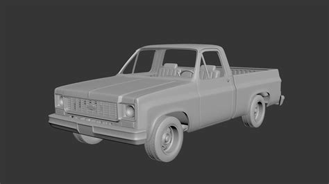 3d File Chevrolet C10 1974 🚙・design To Download And 3d Print・cults