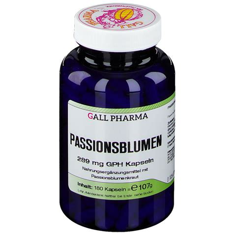 Gall Pharma Passionsblumen Mg Gph Kapseln St Shop Apotheke