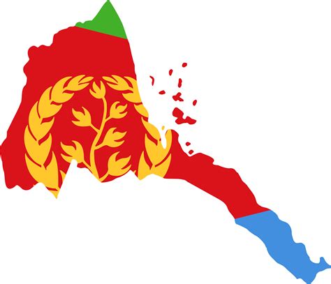 Eritrea flag pin map location 23529877 PNG