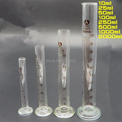 Chemistry Laboratory Science Lab Bunsen 100ml Profession Graduated Glass Measuring Cylinder