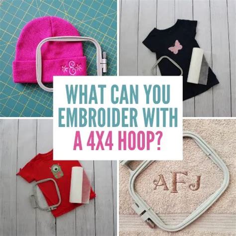 Embroidery Machine Projects: What Can You Embroider with a 4x4 Hoop?