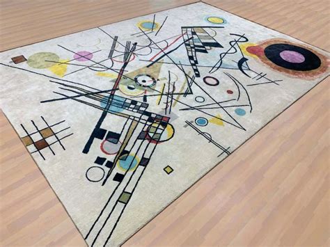 Wassily Kandinsky Composition VIII Custom Tibetan Rug