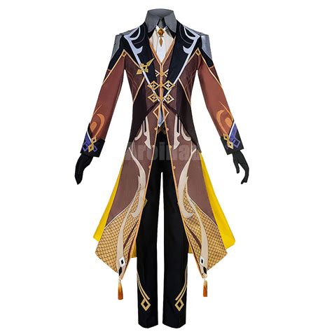 Buy Zhong Li Cosplay Costume Windbreaker Suits From Game Genshin Impact