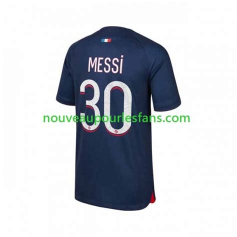 Maillot Paris Saint Germain Lionel Messi Homme Tenue Domicile