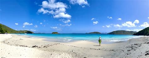 Cinnamon Bay Beach St John Usvi Pano St John Beach Guide St John