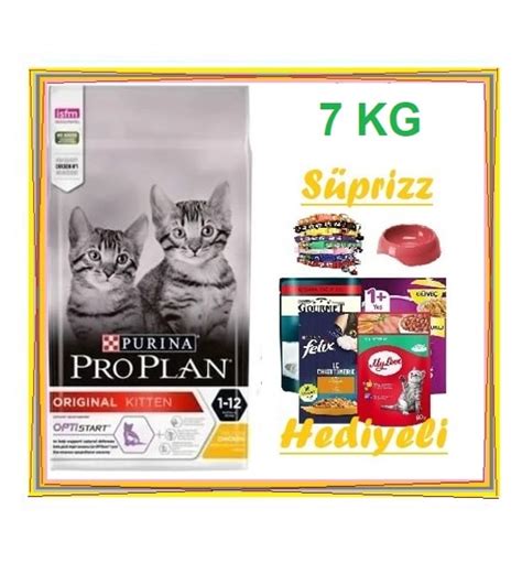 ProPlan Kitten Yavru Kedi Maması 7 Kg HEDİYELİ