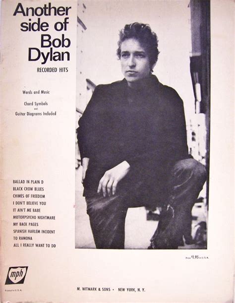 Bob Dylan Another Side Of Songbooks