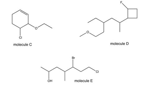 Name These Molecules Please Chegg