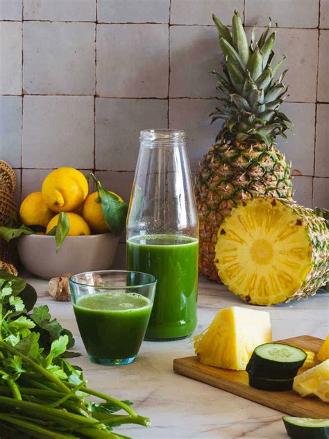 Ingredientes De Jugo Verde 5