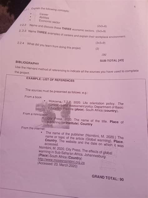 Explain the following concepts: Career Abilities Economic sector Name an..