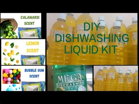 How To Make A Diy Dishwashing Liquid Kit Paano Gumawa Ng Diy