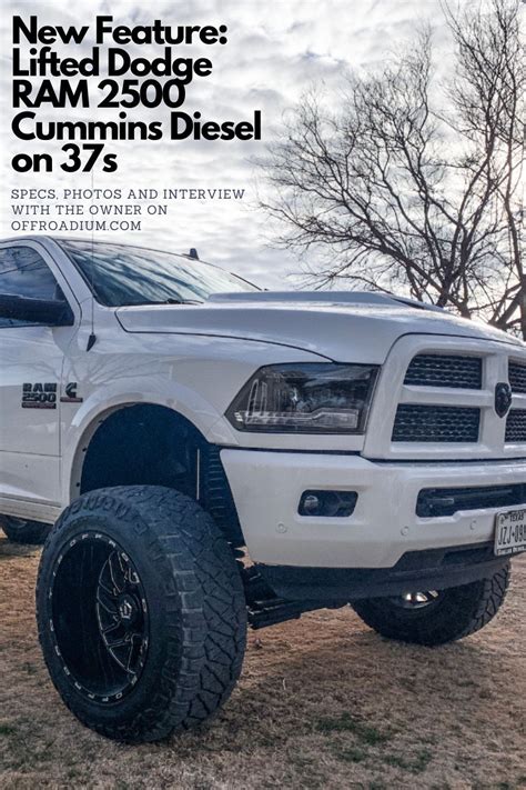 Meet The White Ghost Lifted 2017 Dodge Ram 2500 Laramie On 37s Artofit