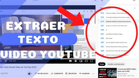 Como Escribir El Texto De Un Video De Youtube Una Gu A Paso A Paso Para