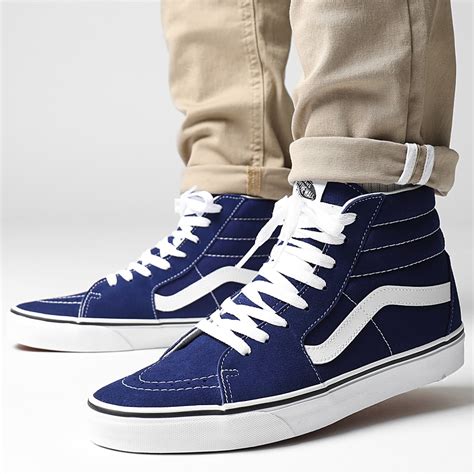 Vans Baskets Sk8 Hi D5ibym1 Color Theory Beacon Blue