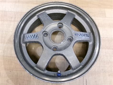 【傷や汚れあり】rays Volk Racing ボルクレーシング Te37 軽量 Forged 鍛造 ホイール 1本 4h 1143 14