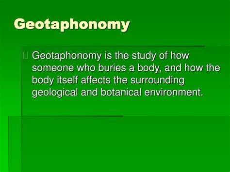 PPT - Forensic Taphonomy PowerPoint Presentation, free download - ID ...