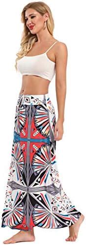 Yinggeli Women S Bohemian Print Long Maxi Skirt At Amazon Womens