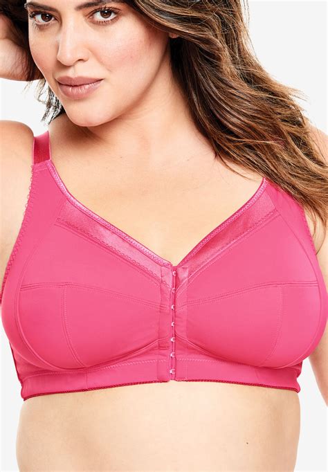 Front Hook Wireless Posture Bra By Comfort Choice® Plus Size Front