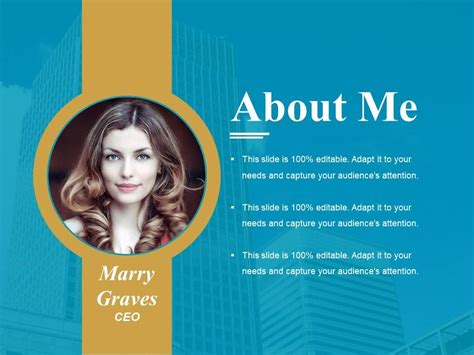 All About Me Presentation Template