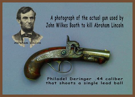 Derringer gun John Wilkes Booth used to assassinate Abraham Lincoln ...