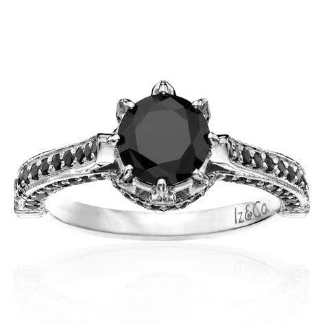 The Classic Eternal Love Black Diamond Ring — Iz&Co.