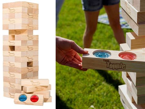 Cheers This Giant Jenga Inspired Set Is Filled With Hidden Jello Shots