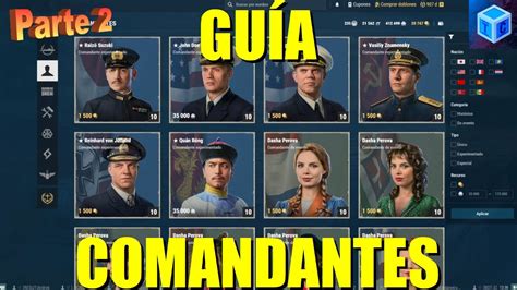 World Of warships Español Guía comandantes Parte 2 YouTube