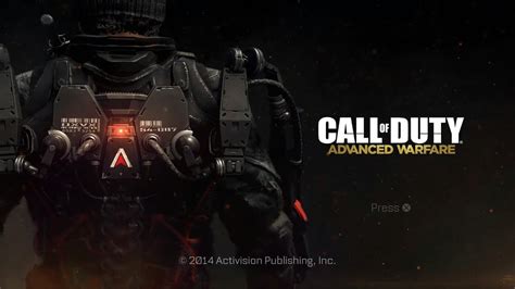 Call Of Duty Advanced Warfare Menu Youtube