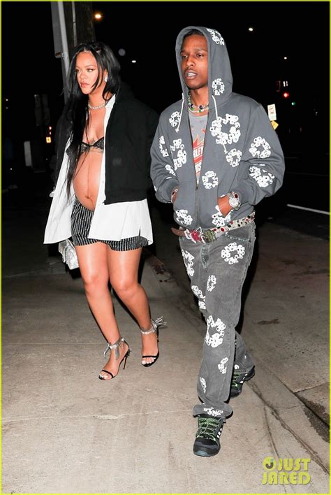 Rihanna & A$AP Rocky Head to a Baby Shower Dinner: Photo 4748363 ...