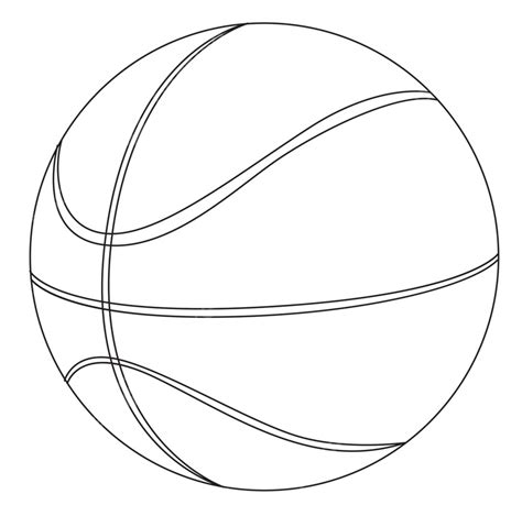 Basketball Ball Racket Outline Drawing In Eps10, Racket, Football ...