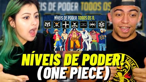 React N Veis De Poder De Todos Os D One Piece Nerd Sensei