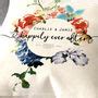 Personalised Happily Ever After Wedding Cushion By Pepper Print Shop