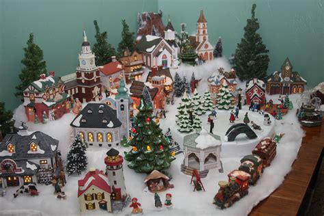 To add height to the back row of my Christmas village, I sometimes use