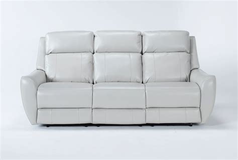 White Leather Sofa Recliner - Odditieszone