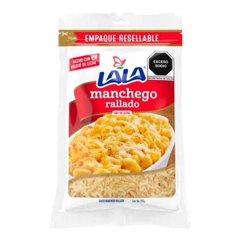 Queso Manchego Lala Rallado 250 G Walmart