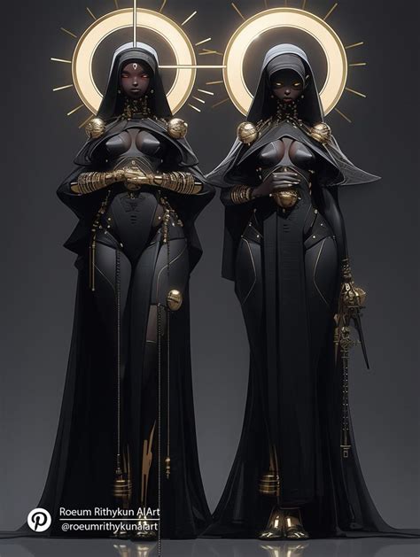 The Nun Futuristic Fashion In Character Design Character Art