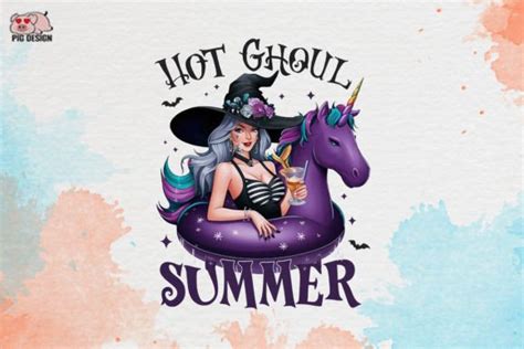 Hot Ghoul Summer Sublimation Clipart Graphic By Pig Design Creative Fabrica