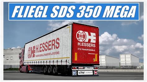 ETS 2 1 46 BÊTA TRAILER FLIEGL SDS 350 MEGA YouTube