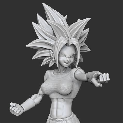 3d Printable Model Figurines Dragon Ball Super Kefla