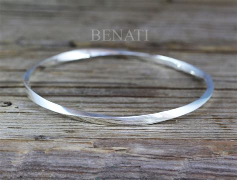 Mobius Bangle Mm Mobius Bracelet Twist Bracelet Benati