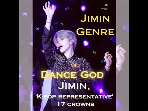 Jimin Dose Dance God Jimin K Pop Representative Crowns