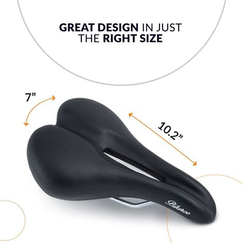 Bikeroo Memory Foam Bike Seat Comfort Bicycle Saddle For Men And Women Compatible W Peloton