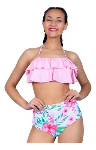 Uniteduy Bikini Tiro Alto Flores El Verano Lleg Cuotas Sin Inter S