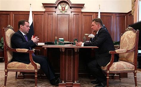 Meeting With Gazprom Ceo Alexei Miller President Of Russia