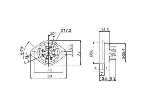 Tube Town Store Socket Octal Belton Chassis VT8