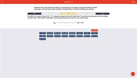 Answered Determine The Molar Solubility For Bartleby